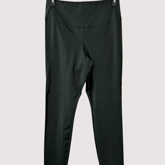White House Black‎ Market Vegan Leather Leggings Spruce Green Size 14R NWT - Picture 5 of 8